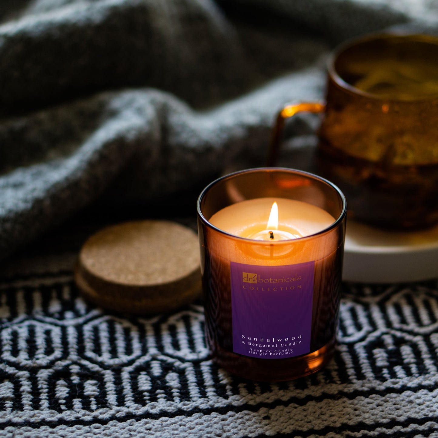 DB529 Dr Botanicals Sadalwood Bergamont Candle 200g