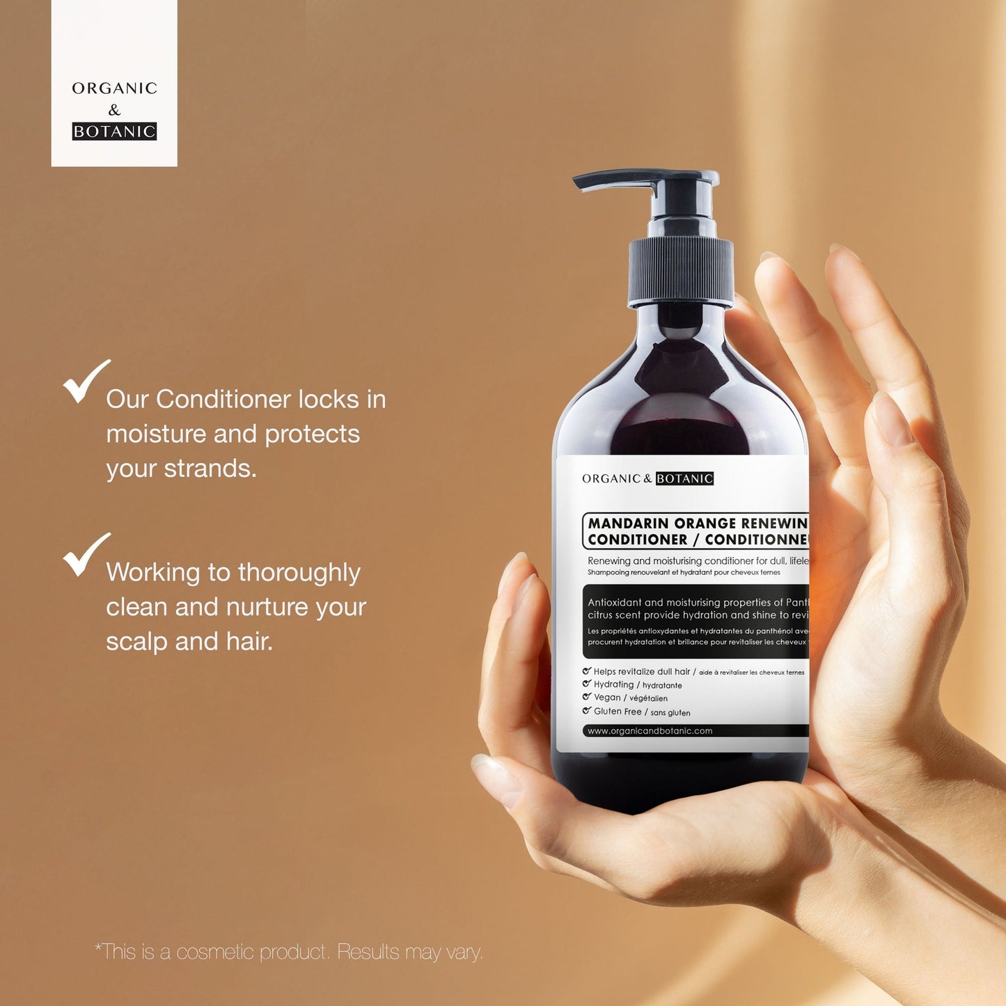 OB118 Organic & Botanic Mandarin Orange Renewing Conditioner 500ml