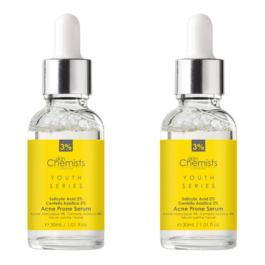 Youth Series Acne Prone Serum Salicylic Acid 2%, Centella Asiatica 3% 30ml x 2 Duo Pack
