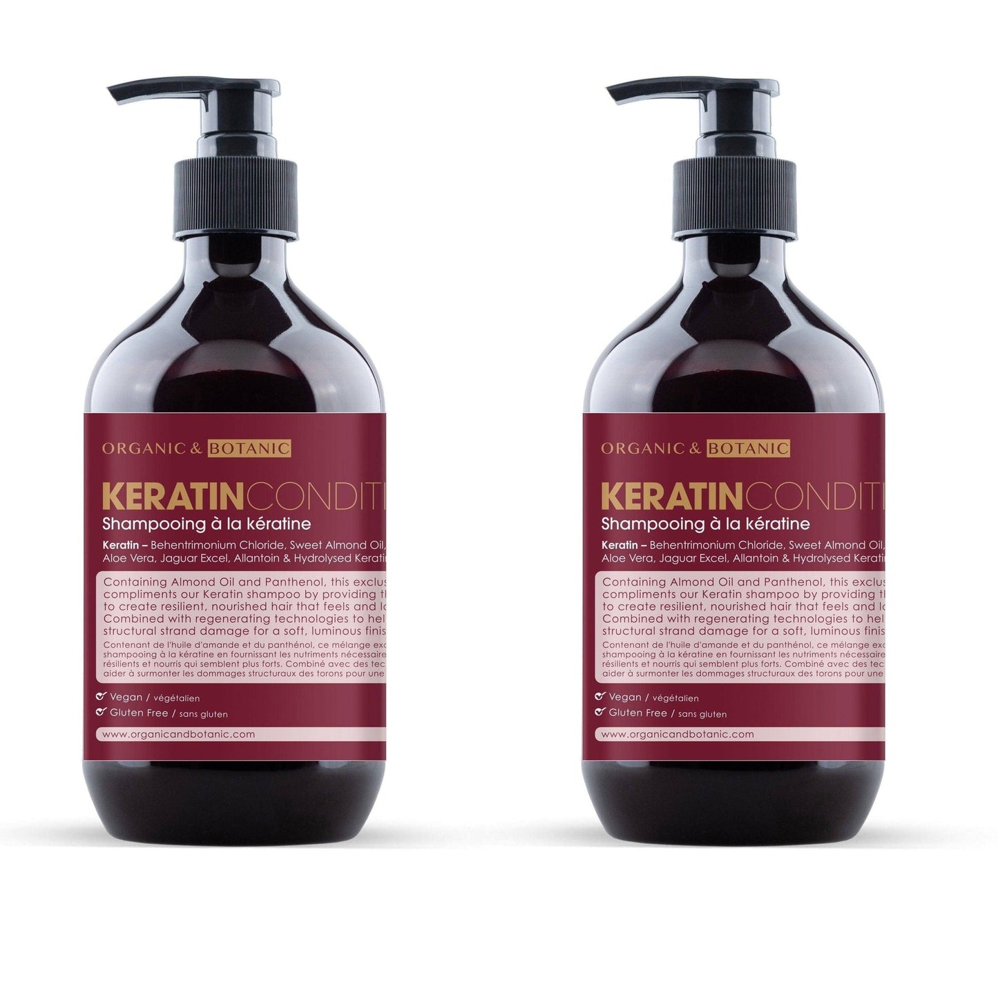 Keratin Conditioner 500ml x 2 Duo Pack