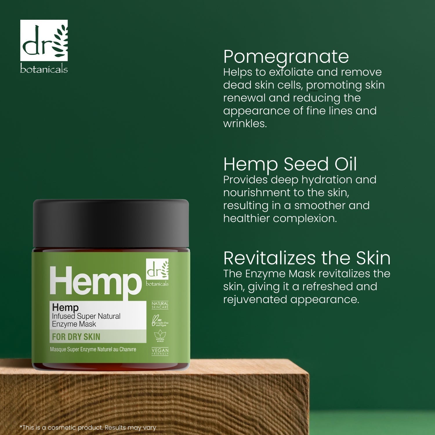 RDB108 Dr Botanicals Infused Super Natural Enzyme Mask 60ml