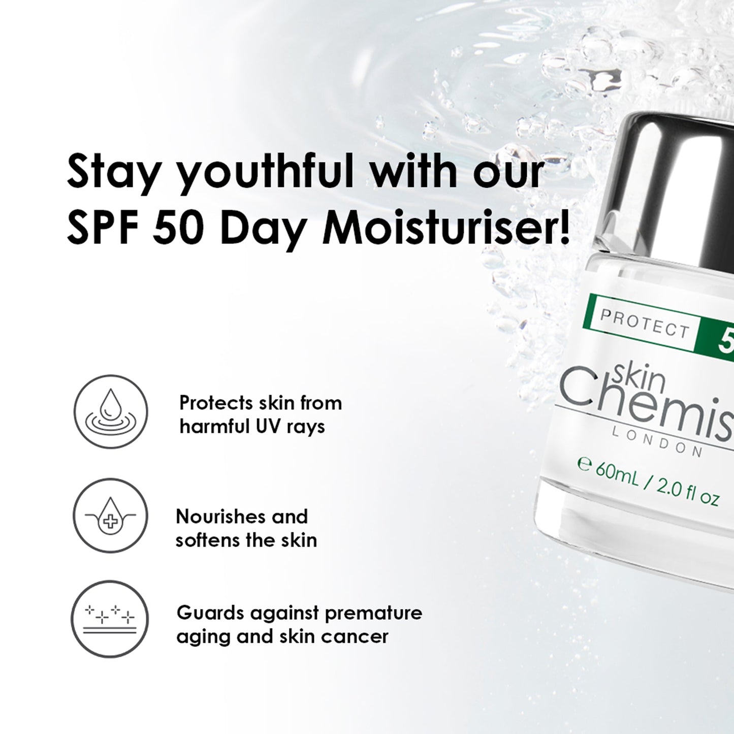 Wrinkle Killer Sun Protection Day Moisturiser SPF 50 60ml x 2 Duo Pack