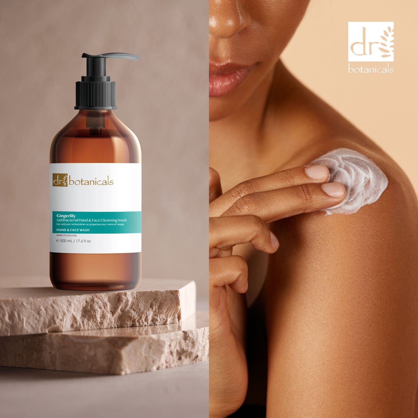 Dr Botanicals Gingerlily Antibacterial Hand & Face Cleansing Wash 500ml