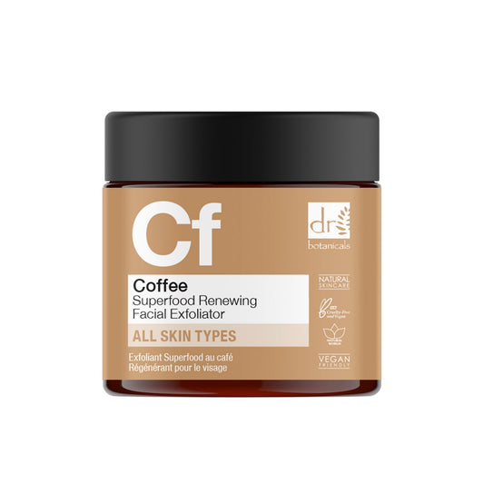 Dr Botanicals Coffee Superfood Renewing Facial Exfoliator 60ml
