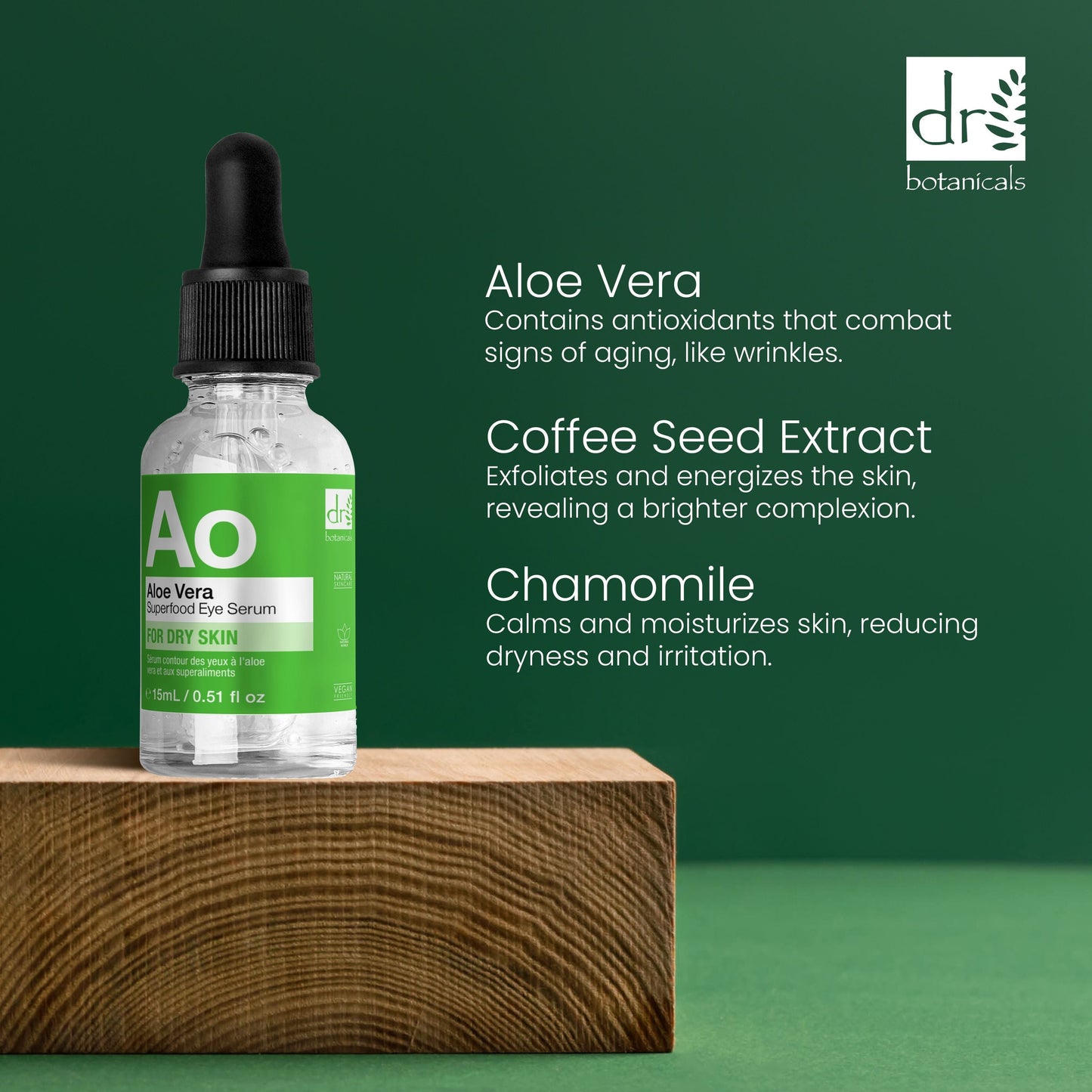 Dr Botanicals Aloe Vera Superfood Eye Serum 15ml