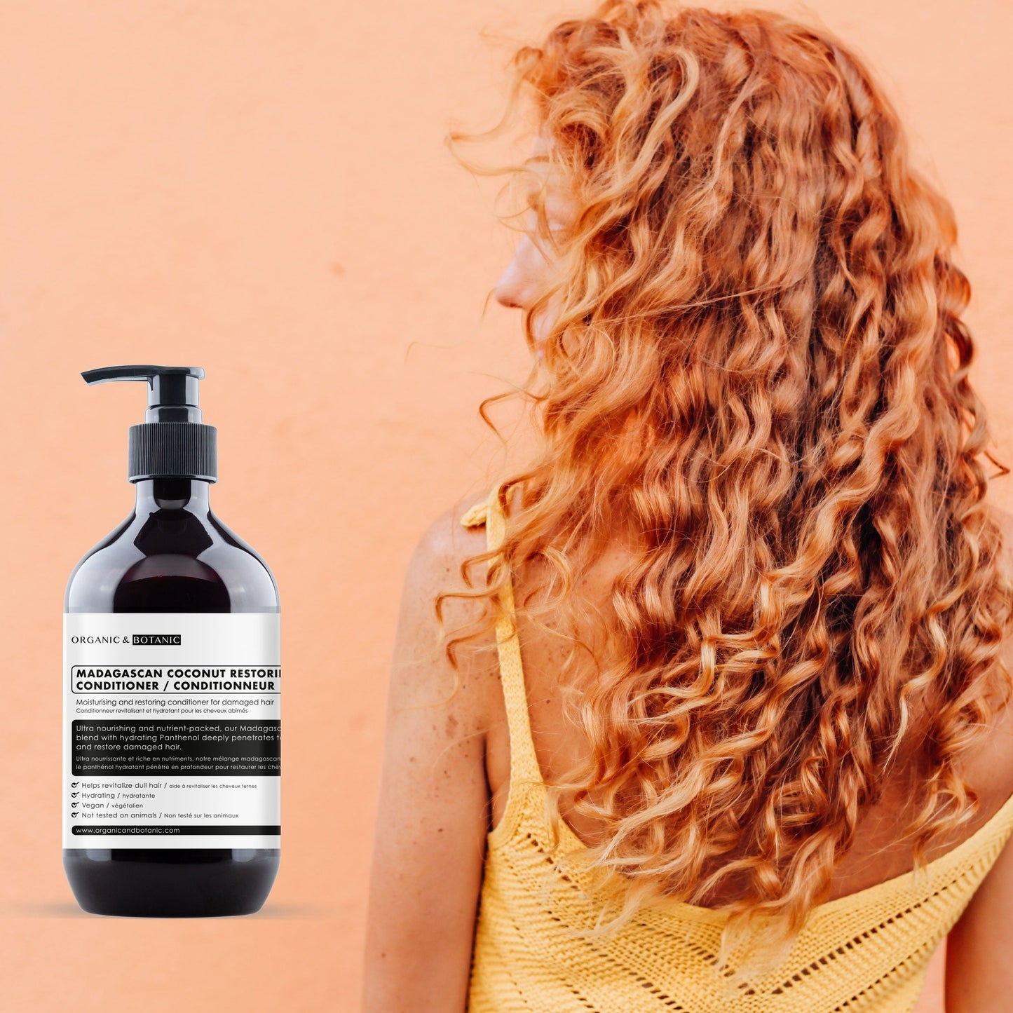 Organic & Botanic Madagascan Coconut Moisturising Shampoo + Conditioner