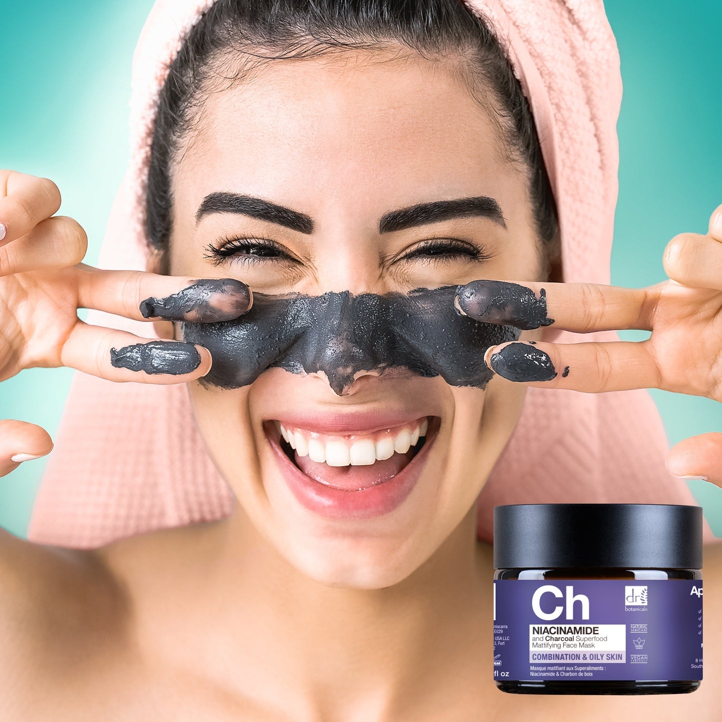 Dr Botanicals Charcoal Superfood Face Mask Duo