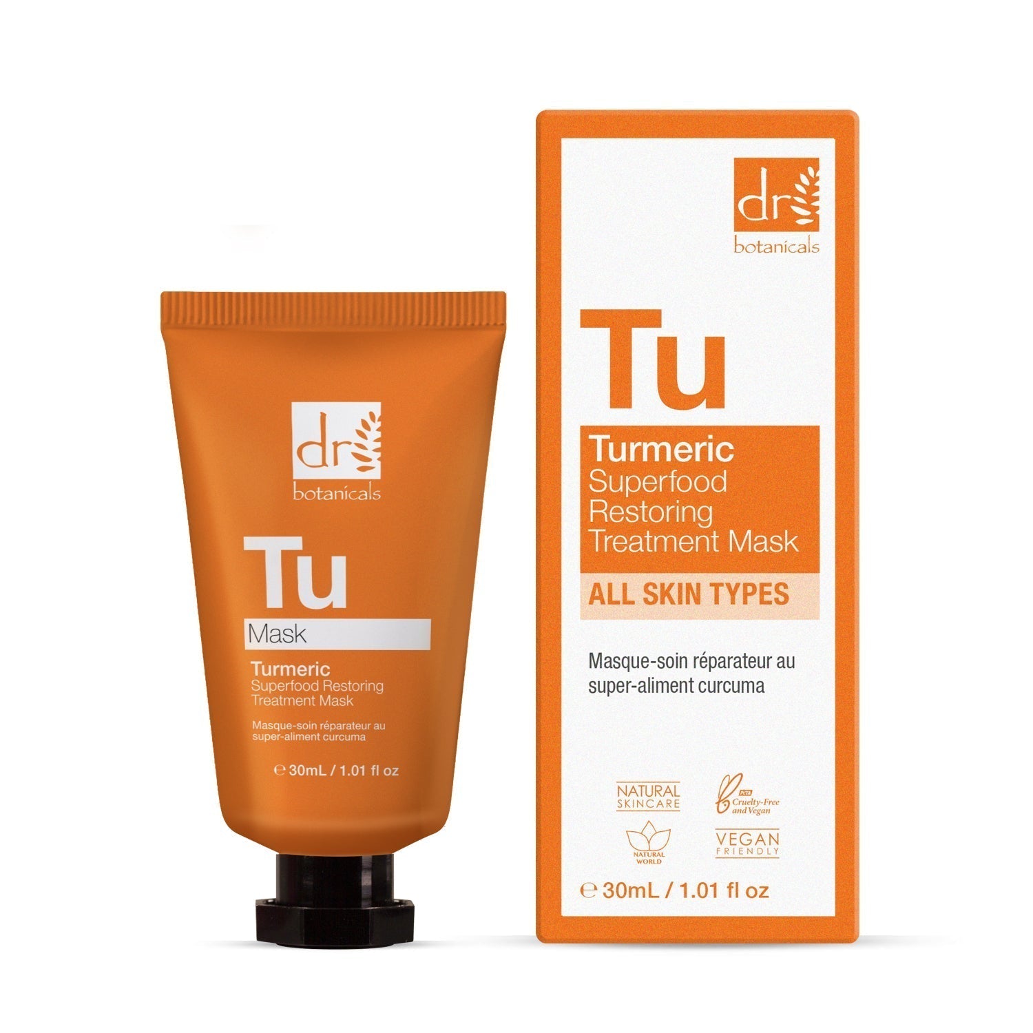 Dr Botanicals Turmeric Superfood Restoring Treatment Mask 30ml