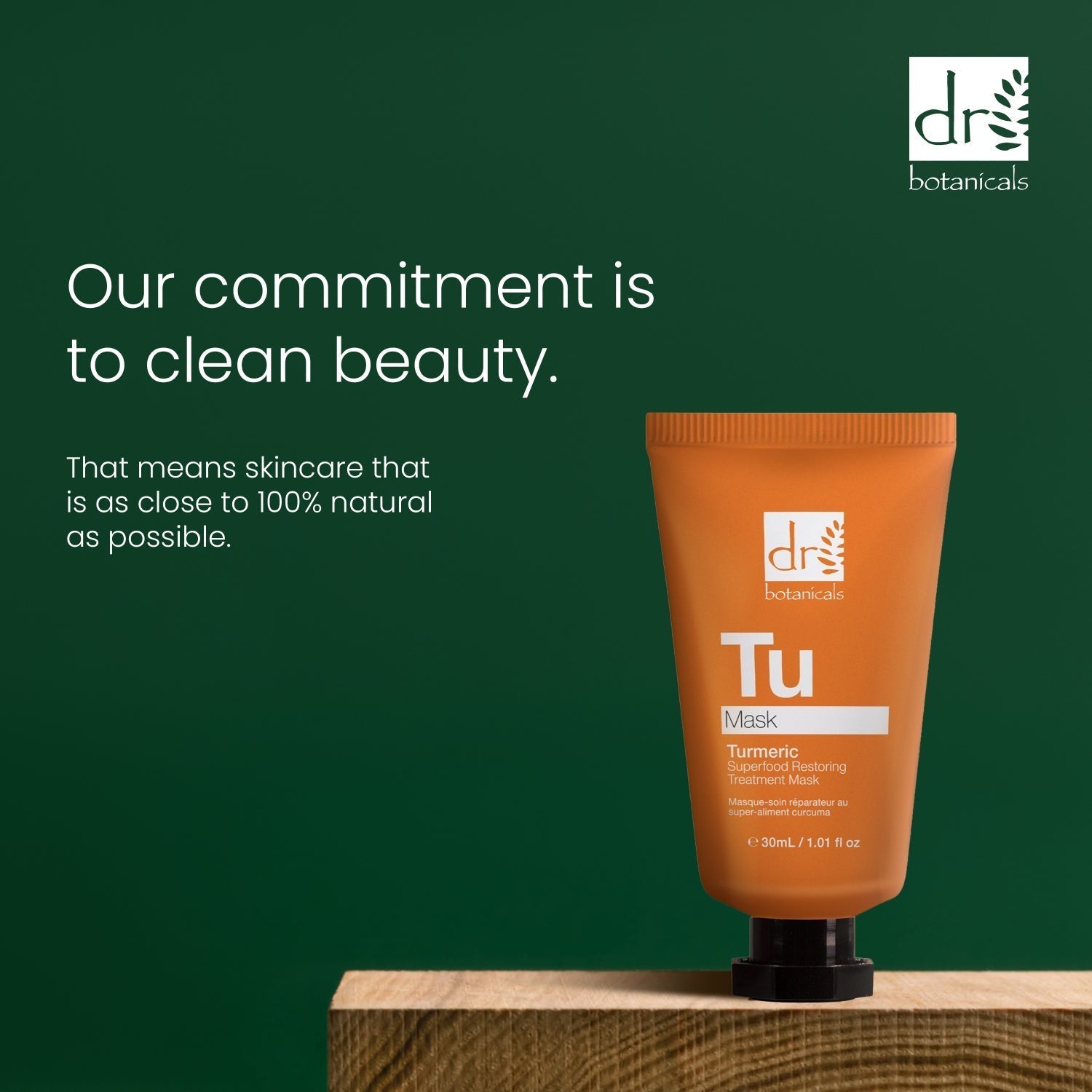 Dr Botanicals Turmeric Superfood Restoring Treatment Mask 30ml