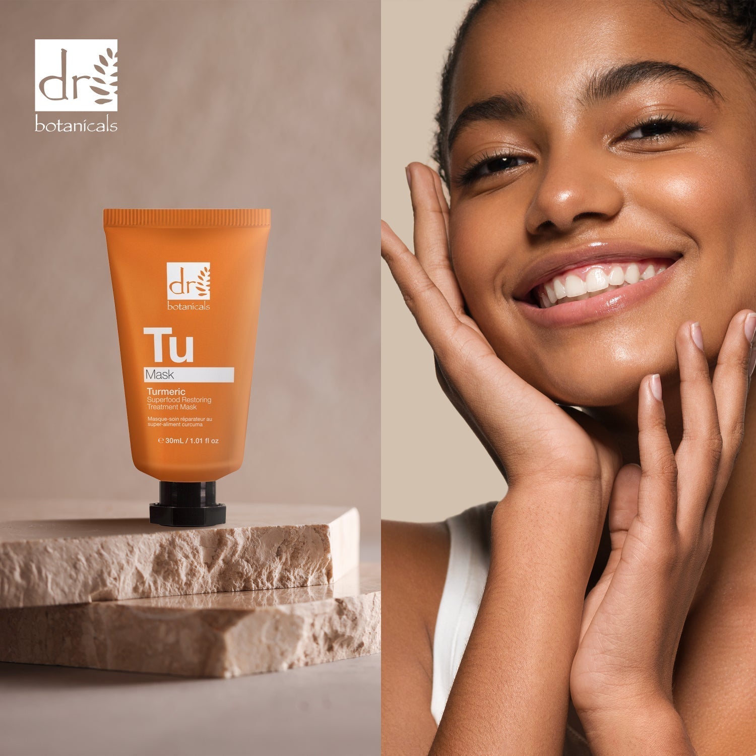 Dr Botanicals Turmeric Superfood Restoring Treatment Mask 30ml