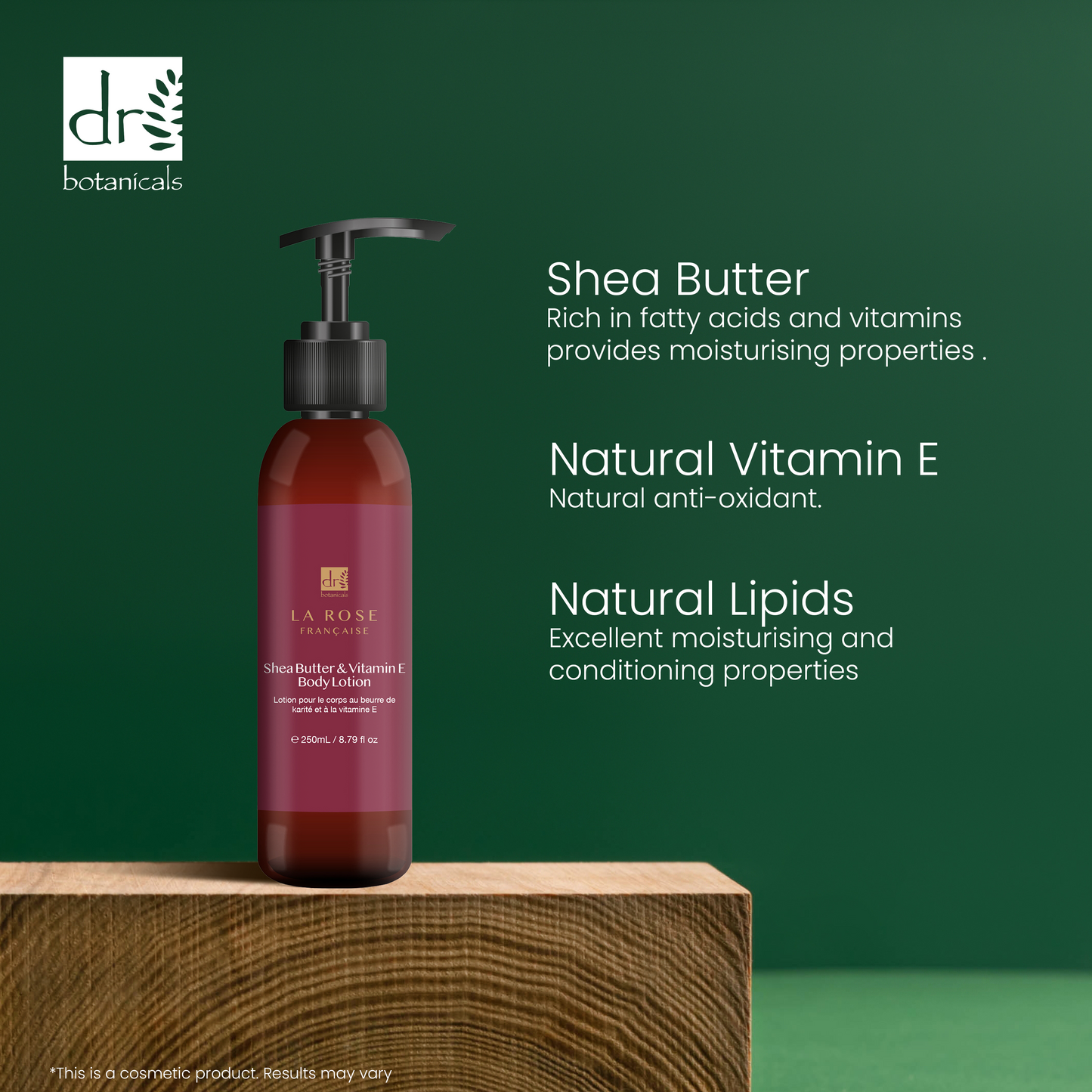 Dr Botanicals La Rose Francaise Body Lotion 250ml