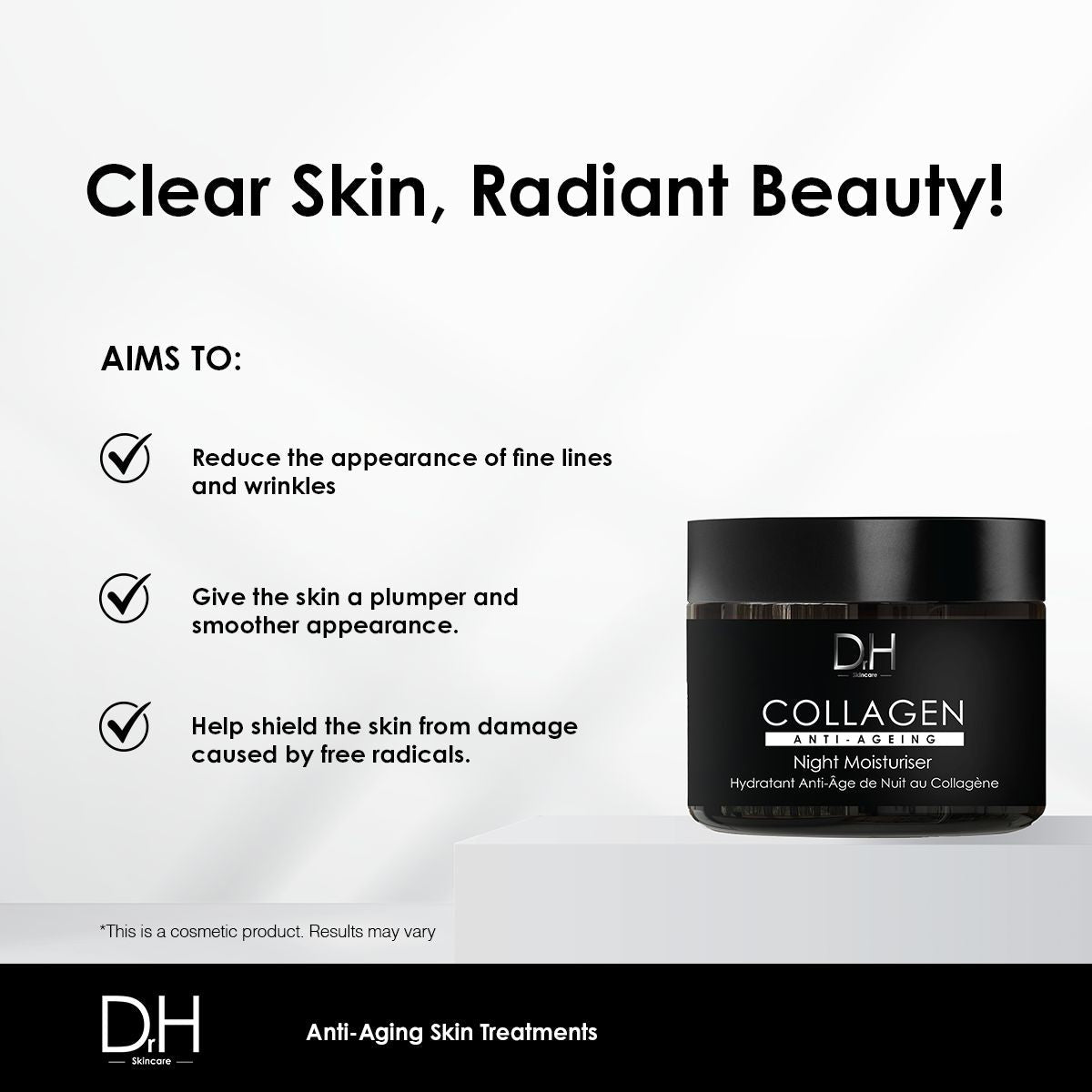 Dr H Collagen Anti-Aging Night Moisturizer 60ml