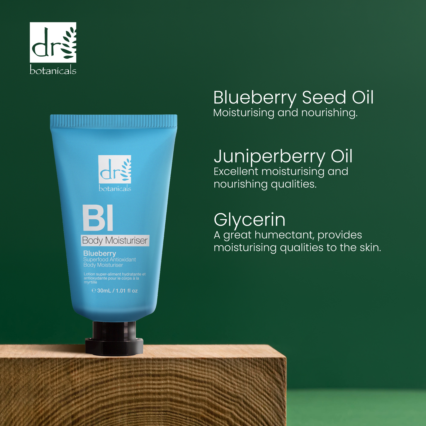 Dr Botanicals Blueberry Superfood Antioxidant Body Moisturizer 30ml