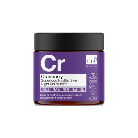 Dr Botanicals Cranberry Superfood Healthy Skin Night Moisturizer 60ml