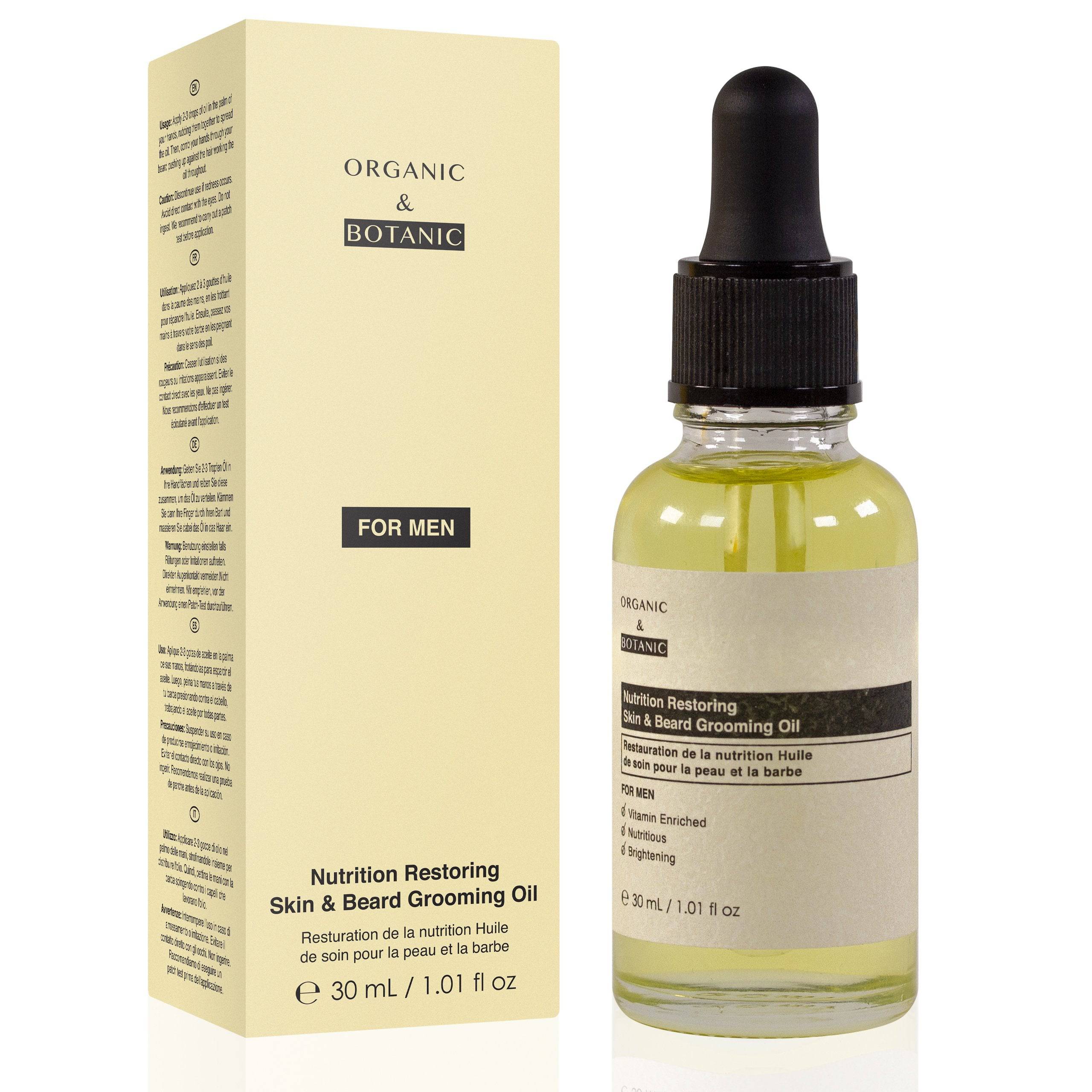 Nutrition Restoring Skin & Beard Grooming Oil 30ml