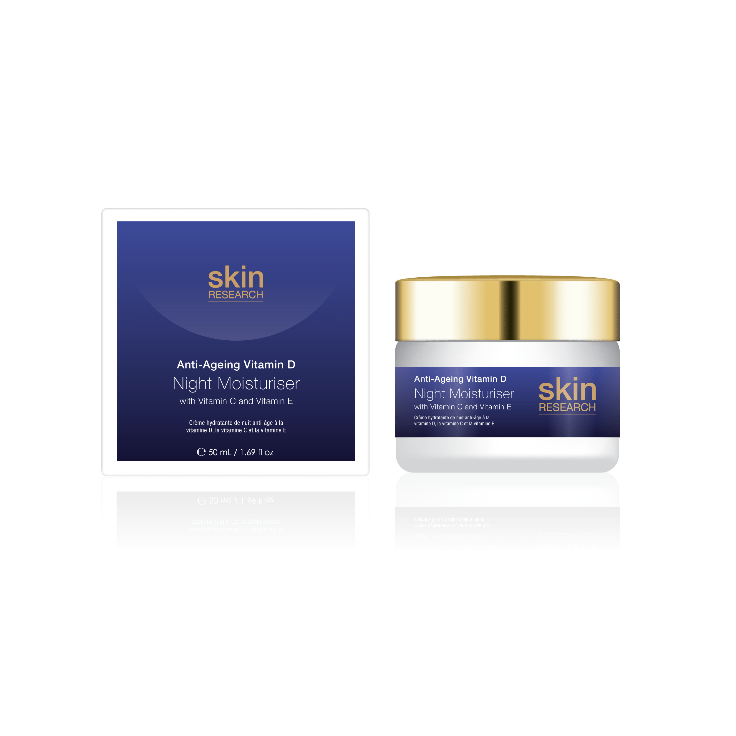 Anti-Ageing Vitamin D Hyaluronic Acid & Vitamin C Duo Moisturiser 50ml - skinChemists