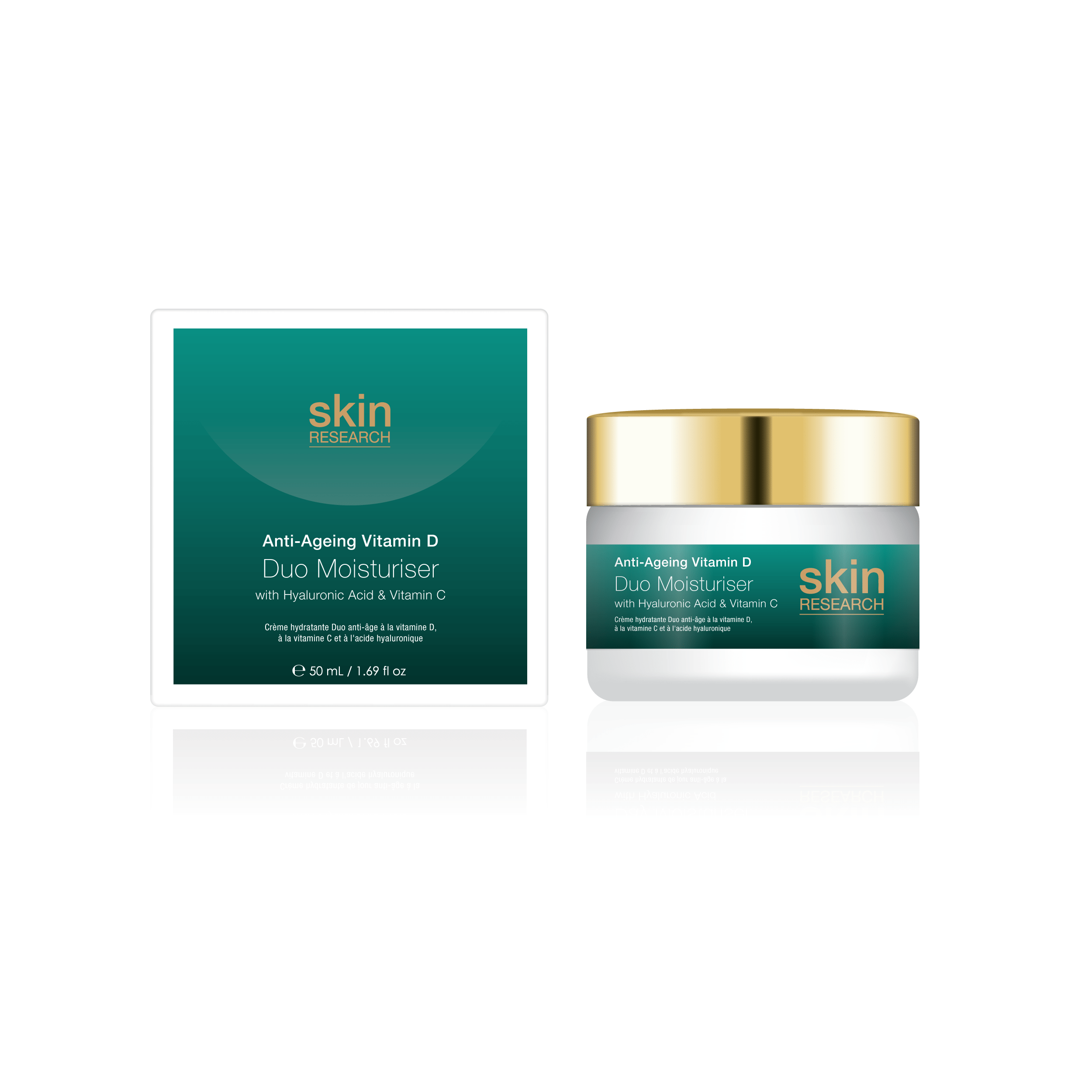 Anti-Ageing Vitamin D with Hyaluronic Acid & Vitamin C Duo Moisturiser 50ml - skinChemists