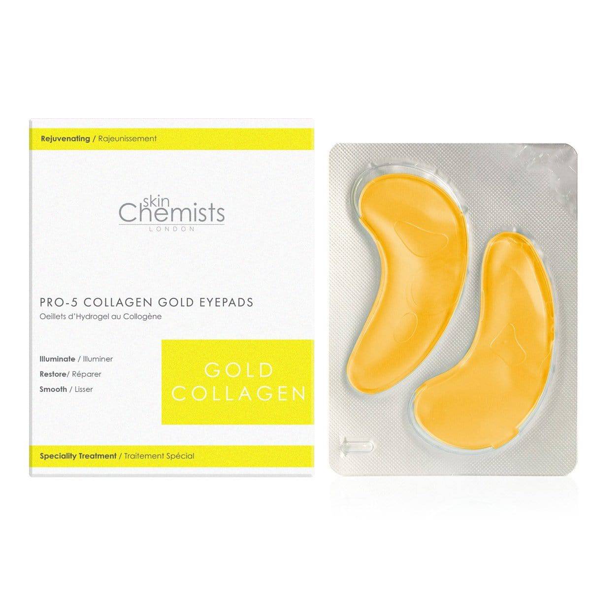 Pro-5 Collagen Gold Eye Pads 5 x 2 Pads - skinChemists