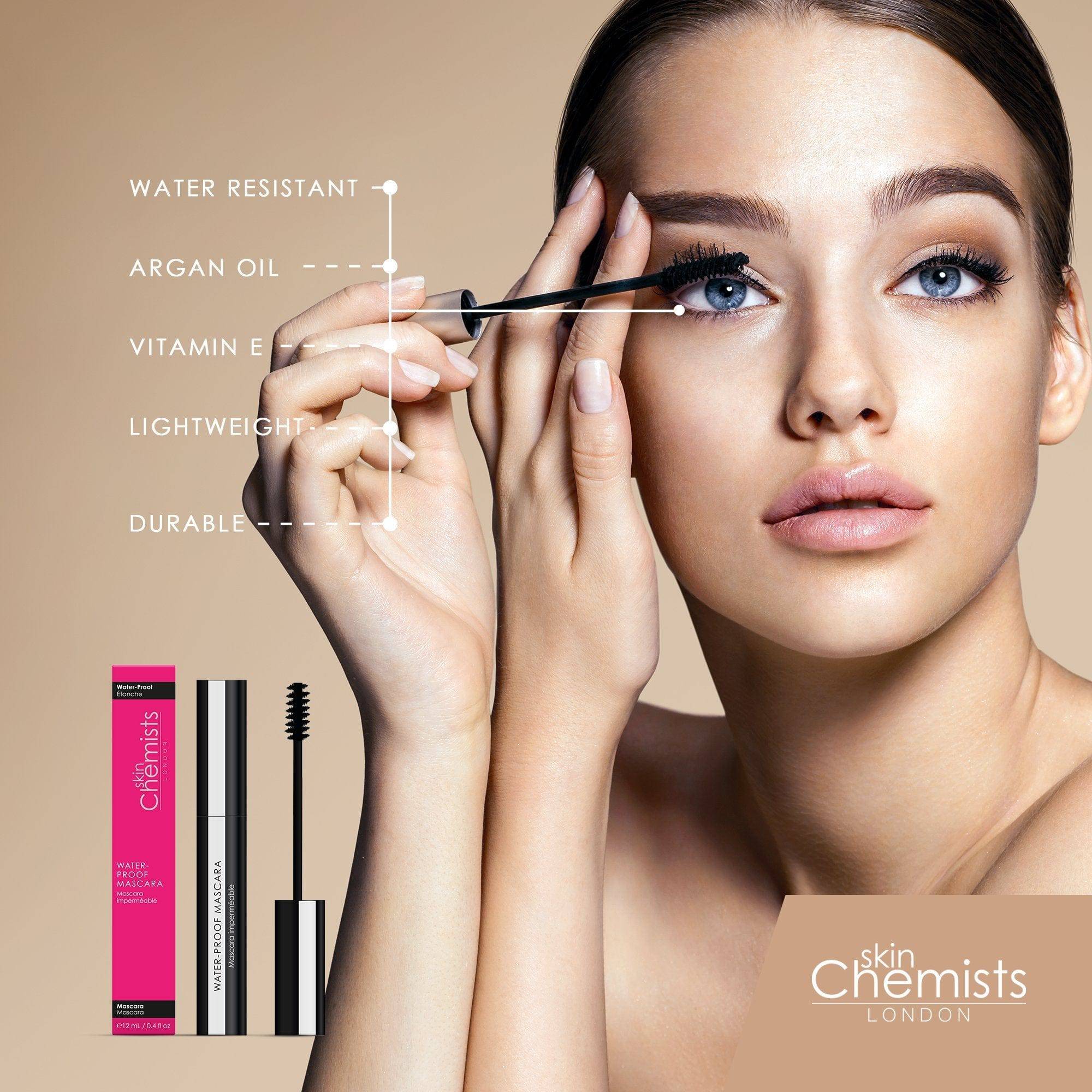 skinChemists Waterproof Mascara 12ml - skinChemists