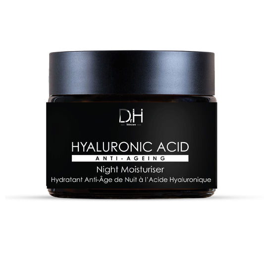 Hyaluronic Acid Anti-Ageing Night Moisturiser 60ml x 2 Duo Pack