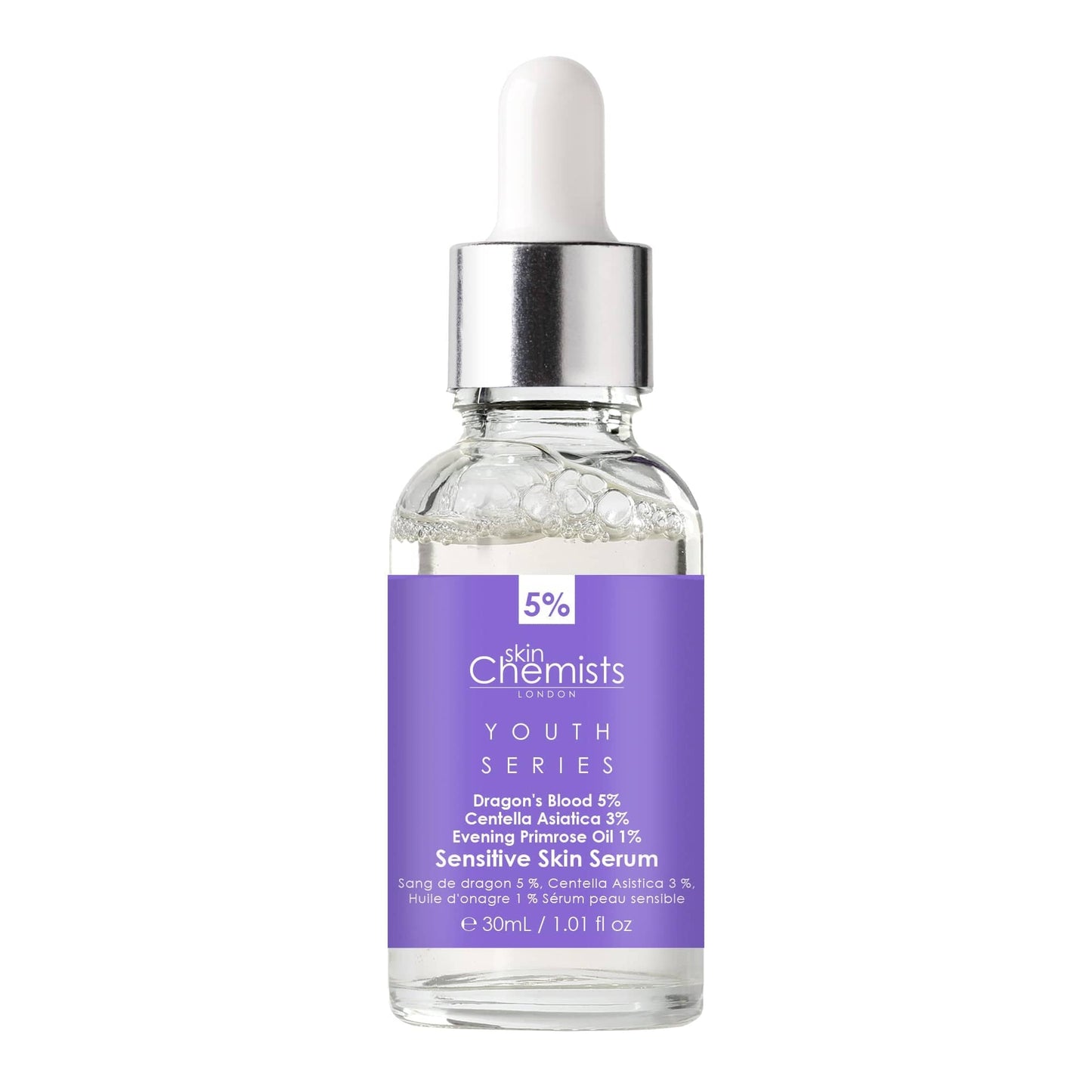 Youth Series Sensitive Skin Serum Dragon's Blood 5%, Centella Asiatica 3%, Evening Primrose Oil 1% 30ml x 2 Duo Pack