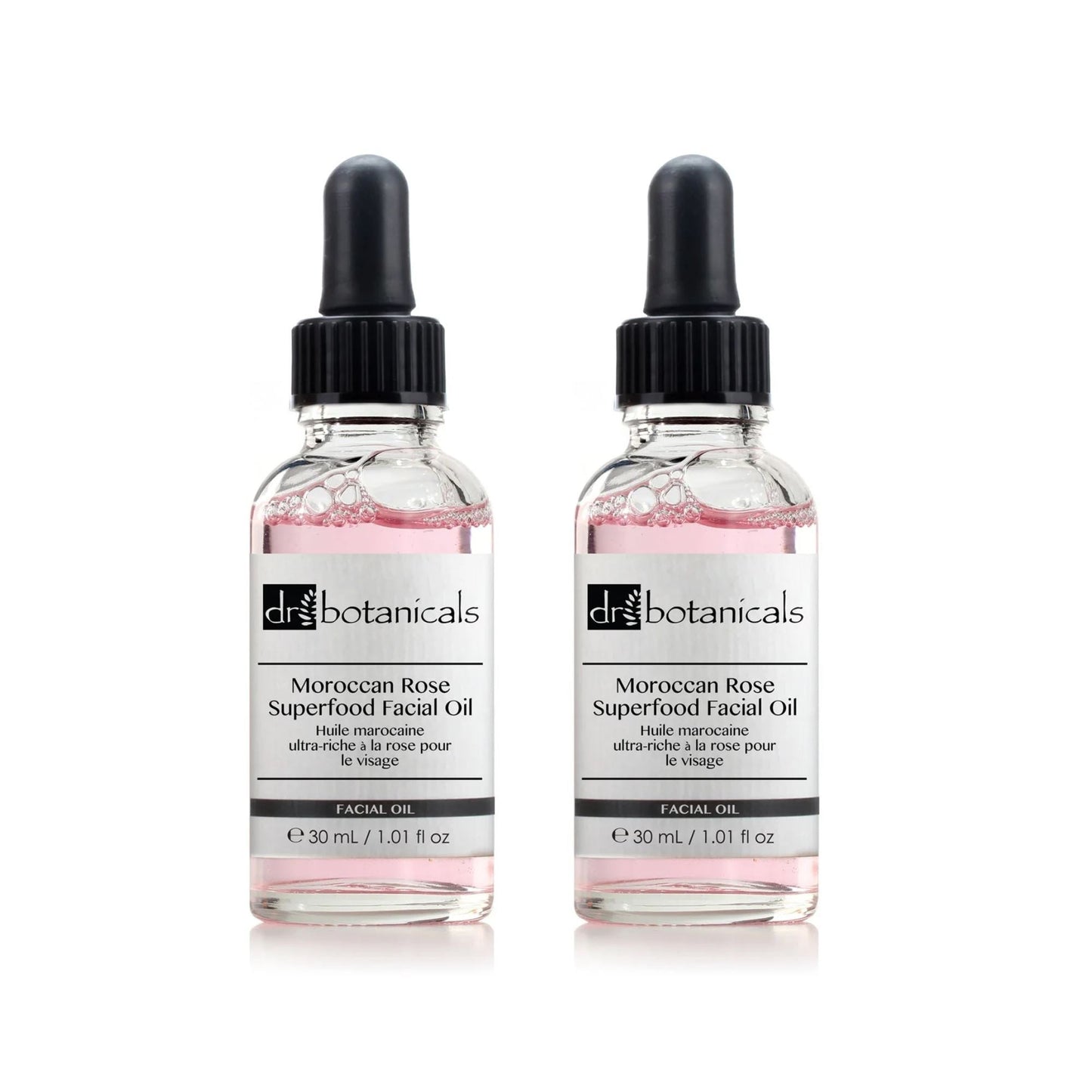Dr Botanicals Moroccan Rose Superfood Facial Oil 30ml Twin Value Savings Pack - skinChemists