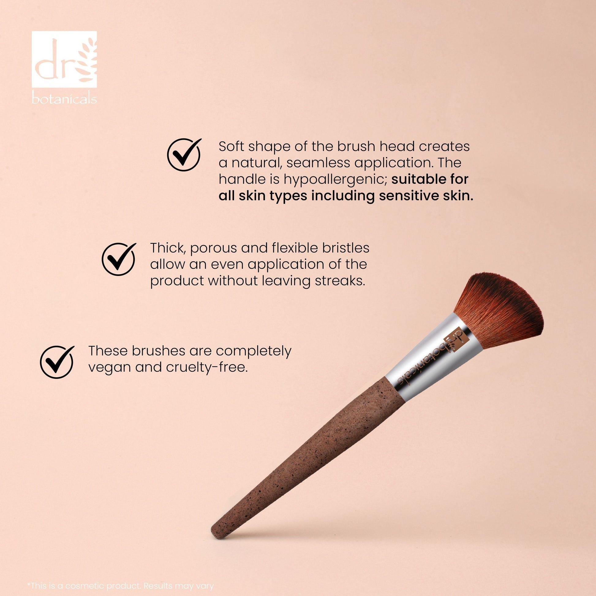 Dr Botanicals Coffee Ground Blush Brush Twin Value Savings Pack - skinChemists