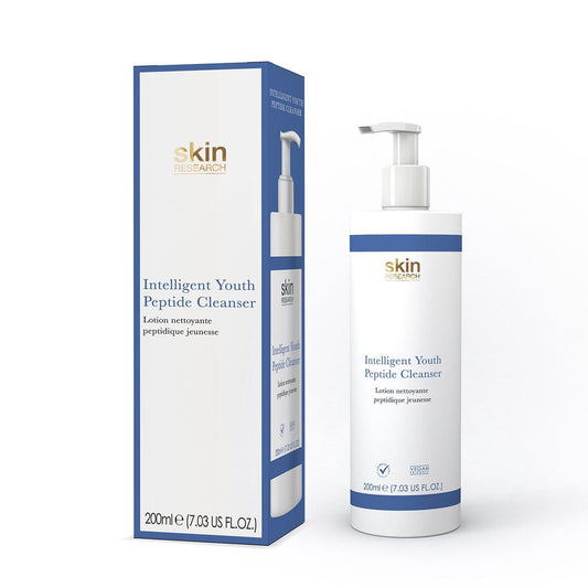 Skin Research Youth Peptide Cleanser 200ml Twin Value Savings Pack