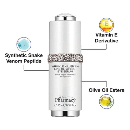 Wrinkle Killer 4% Line Repairing Eye Serum 15ml - skinChemists