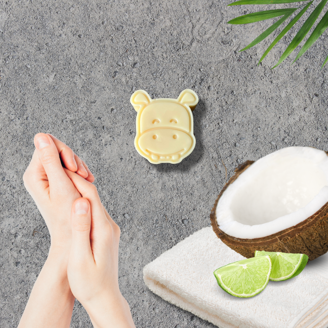 Hippo Head Shaped Lotion Bar