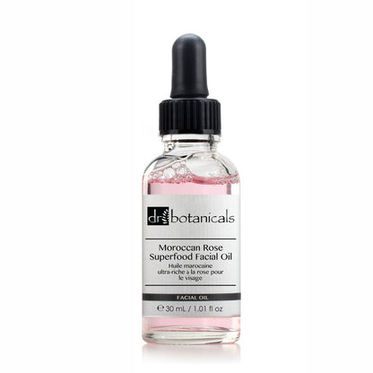 Dr Botanicals Moroccan Rose Superfood Facial Oil 30ml Twin Value Savings Pack - skinChemists
