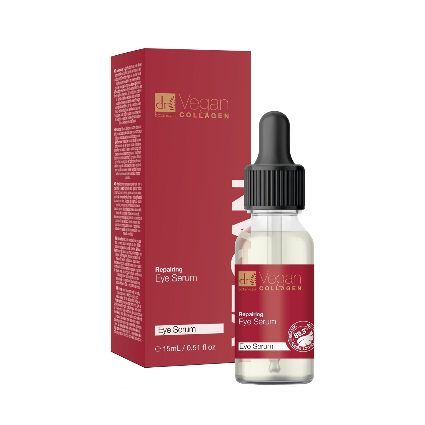 Dr Botanicals Vegan Collagen Repairing Eye Serum 15ml Twin Value Savings Pack - skinChemists