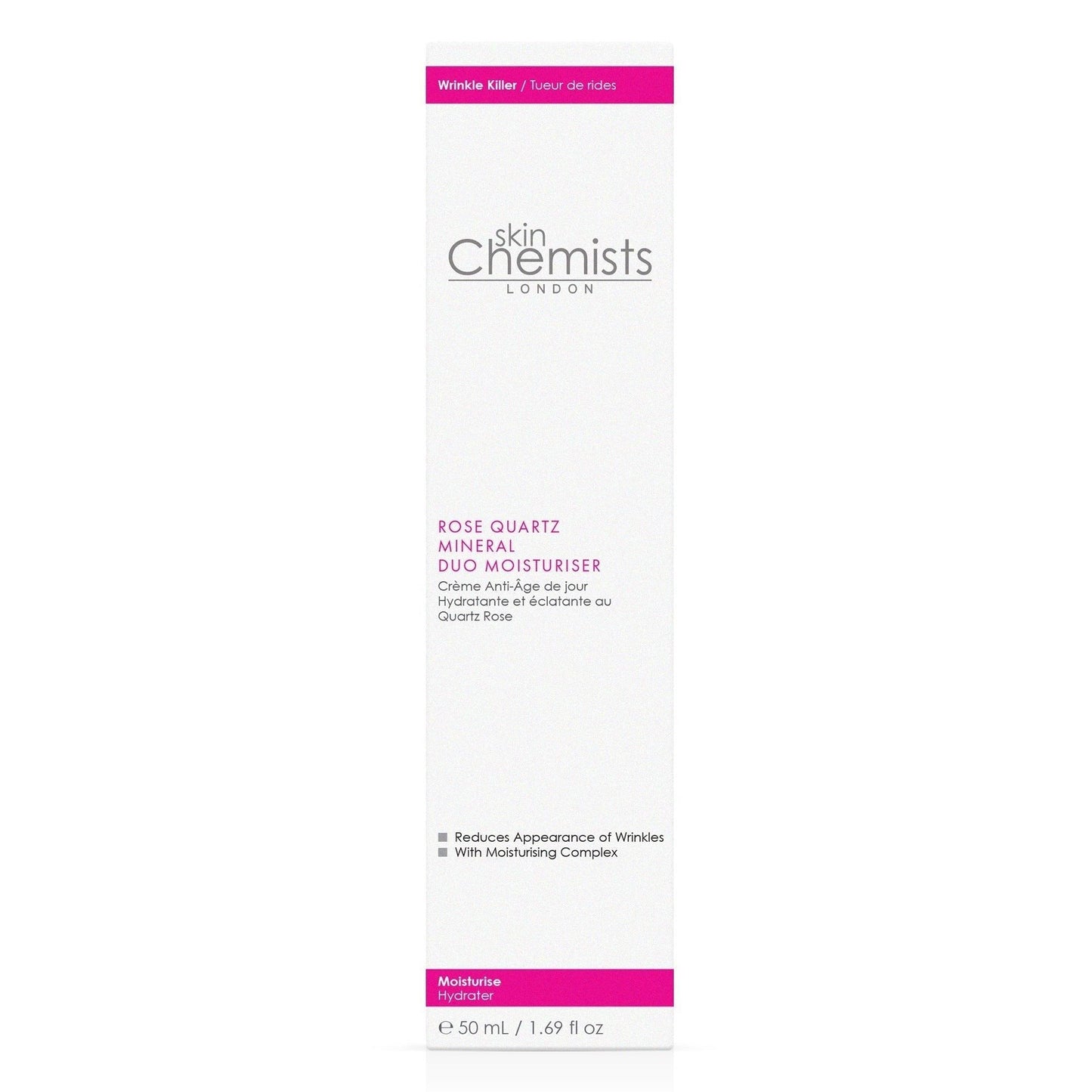 skinChemists Rose Quartz Duo Moisturiser 50ml Twin Value Savings Pack - skinChemists