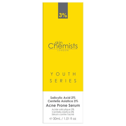 Acne Prone Serum Salicylic Acid 2%, Centella Asistica 3% 30ml - skinChemists