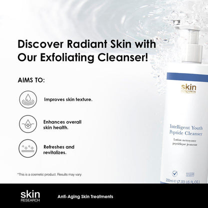 Youth Peptide Cleanser 200ml - skinChemists