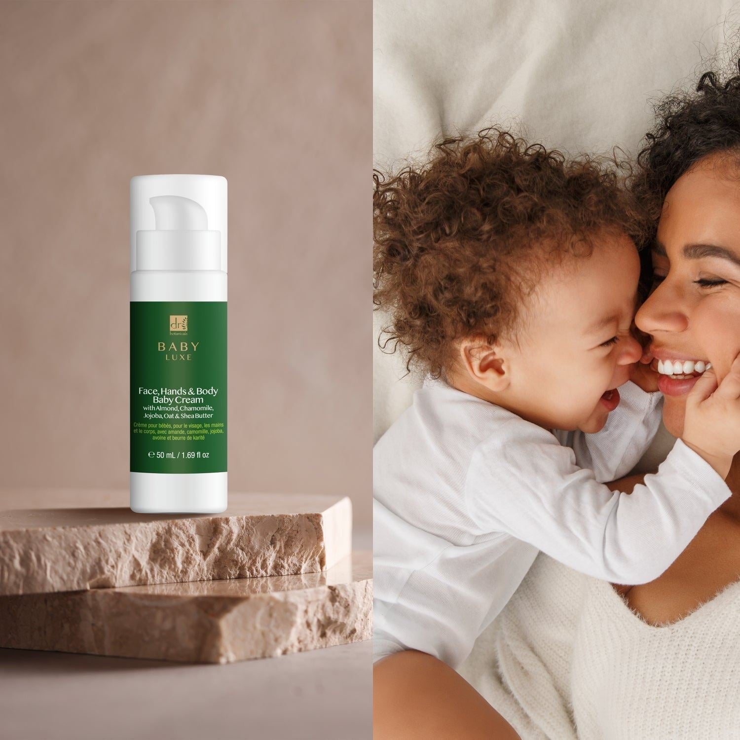 Dr Botanicals Baby Lux Face, Hands & Body Baby Cream 50ml Twin Value Savings Pack - skinChemists