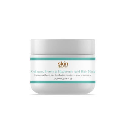 Skin Research Collagen, Protein & Hyaluronic Acid Hair Mask 250ml Twin Value Savings Pack - skinChemists
