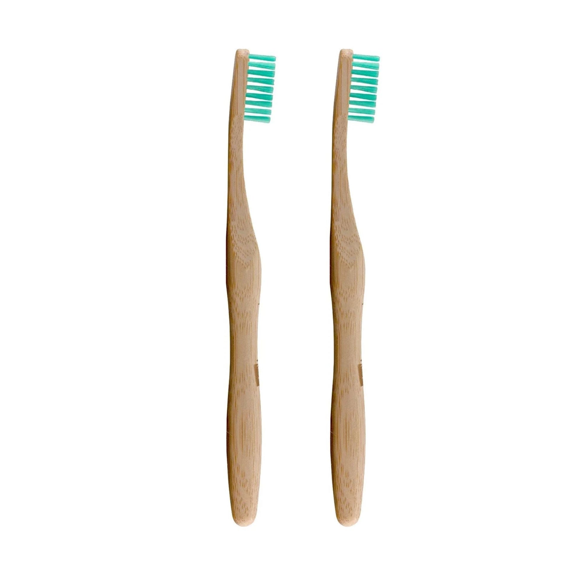 Dr Botanicals Bamboo Toothbrush Green Twin Value Savings Pack - skinChemists