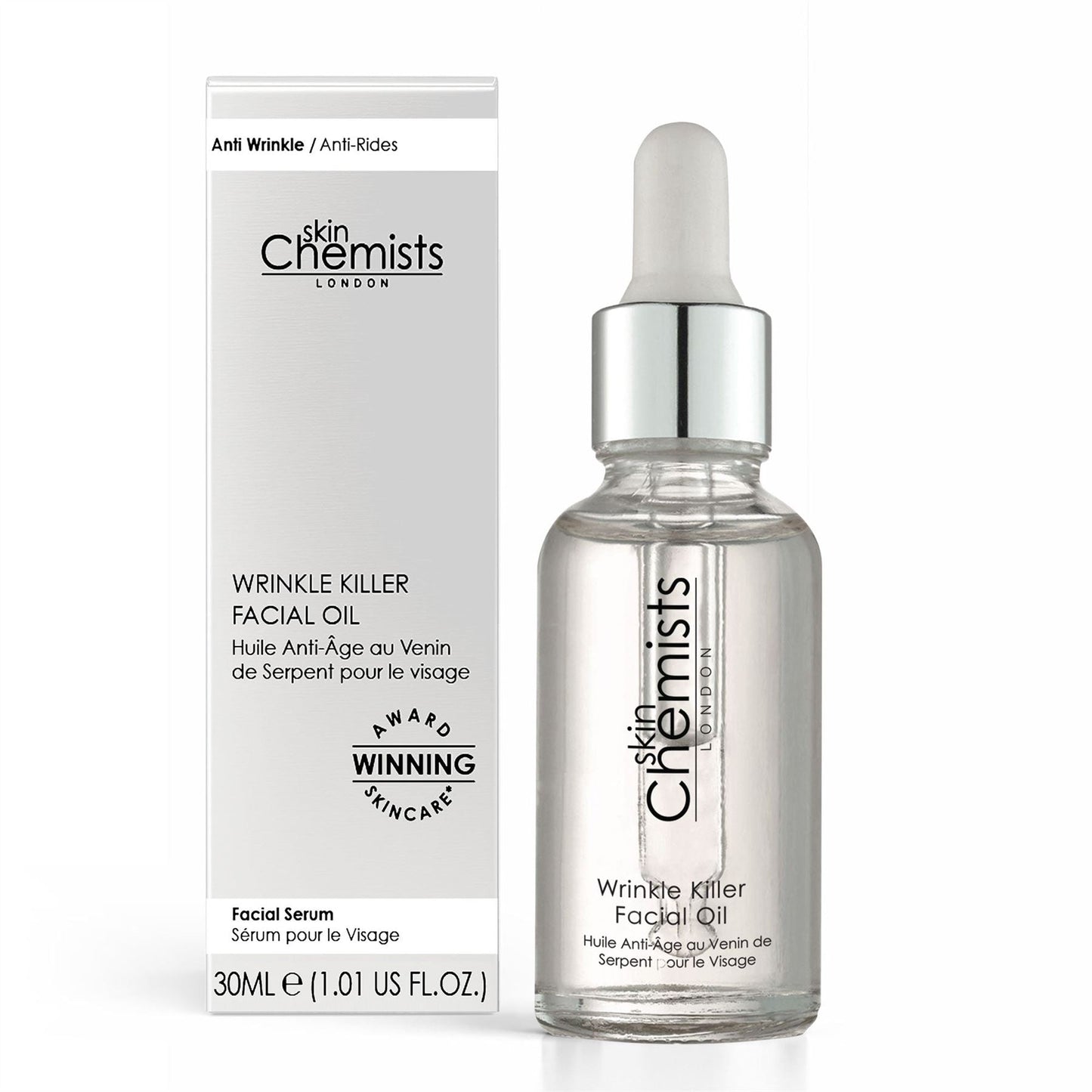 Wrinkle Killer Facial Oil 30ml - skinChemists