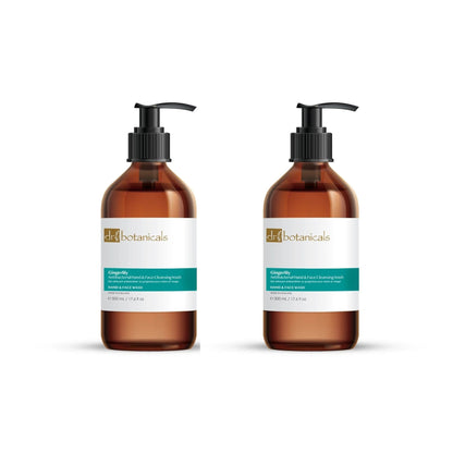 Dr Botanicals Gingerlily Hand & Face Cleansing Wash 500ml Twin Value Savings Pack - skinChemists