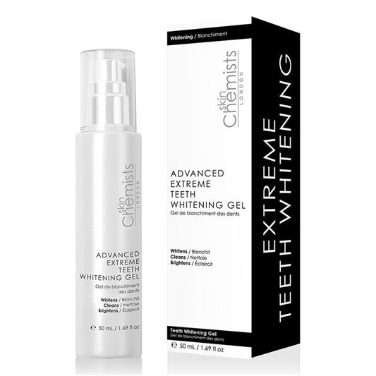 skinChemists Advanced Extreme Charcoal Teeth Whitening Gel + Advanced Extreme Teeth Whitening Gel