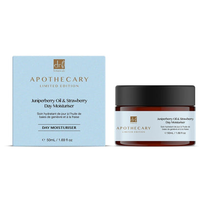 Dr Botanicals Juniperberry Oil & Strawberry Day Moisturiser 50ml Twin Value Savings Pack - skinChemists
