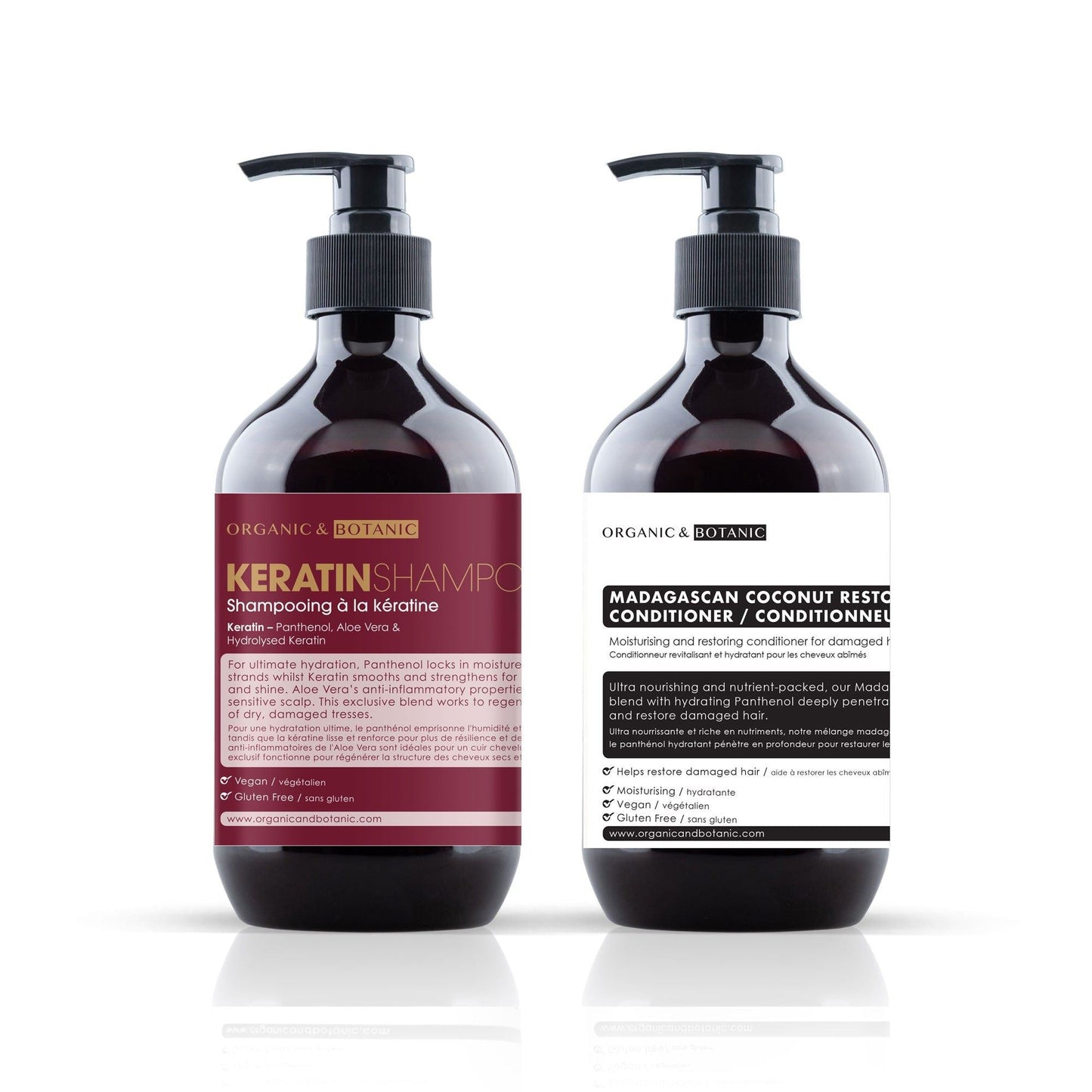 Organic & Botanic Strengthening Shampoo & Moisturising Conditioner Set - skinChemists