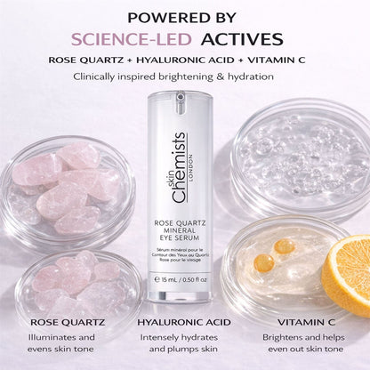 Rose Quartz Mineral Eye Serum 15ml - skinChemists