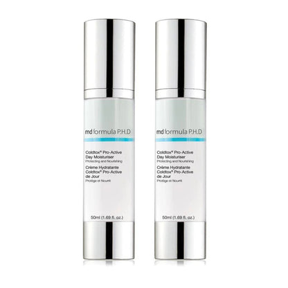MD Formula Coldtox Pro-Active Day Moisturiser 50ml Twin Value Savings Pack - skinChemists