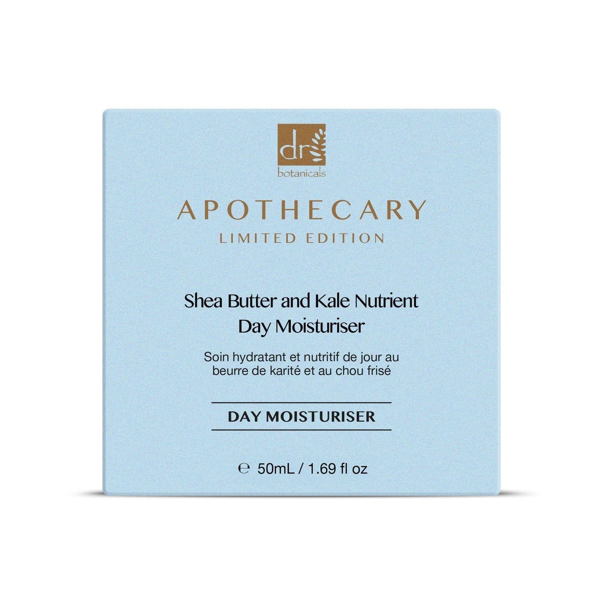 Dr Botanicals Shea Butter & Kale Nutrient Day Moisturiser 50ml Twin Value Savings Pack - skinChemists