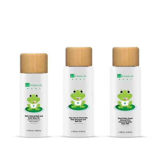 Baby Collection Shampoo & Bath Gel, Body Oil & Milk Kit - skinChemists