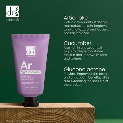 Artichoke Superfood Firming Night Moisturiser 30ml - skinChemists