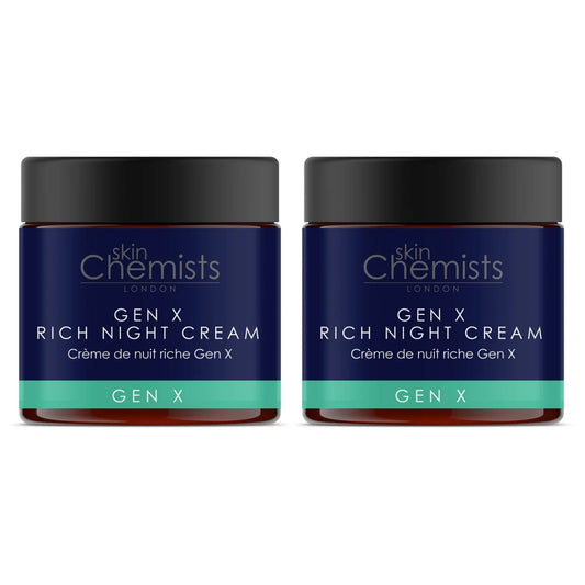 skinChemists Gen X Rich Night Cream 60ml Twin Value Savings Pack