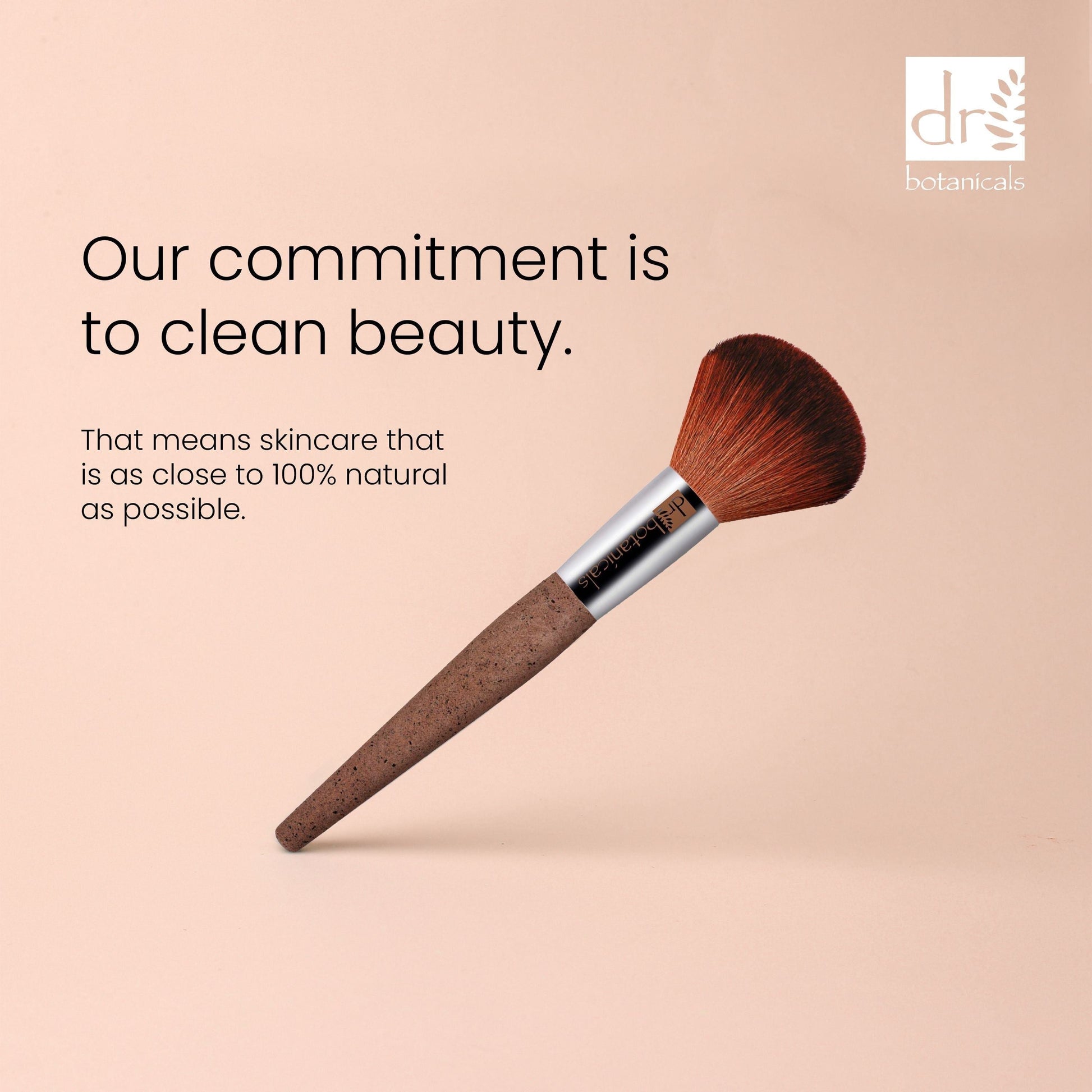 Dr Botanicals Coffee Ground Powder Brush Twin Value Savings Pack - skinChemists